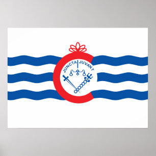 Poster Drapeau de Cincinnati