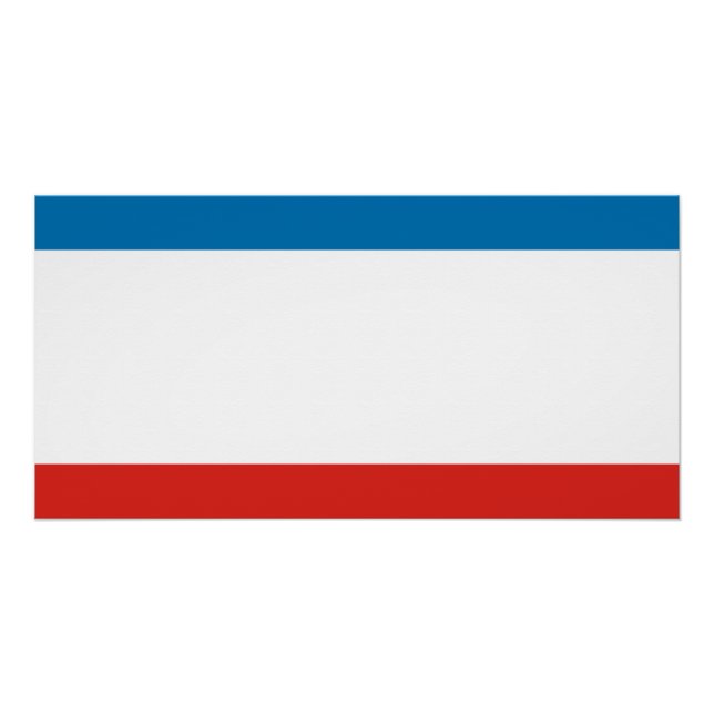 Poster Drapeau de Crimée (Devant)