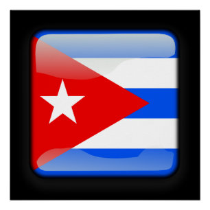 Poster Drapeau de Cuba
