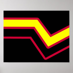 Poster Drapeau de fierté en caoutchouc / latex