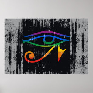 POSTER DRAPEAU DE FIERTE GOTH GAY