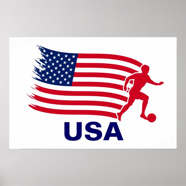 Poster Drapeau de football américain (Devant)