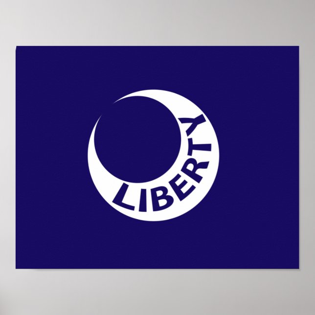 Poster Drapeau de Fort Moultrie, Caroline du Sud (Devant)