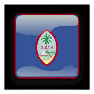 Poster Drapeau de Guam