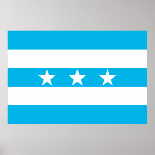 Poster Drapeau de Guayaquil, Equateur