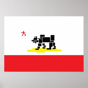 Poster Drapeau de la Californie