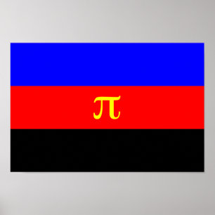 Poster Drapeau de la Fierté polyamérale