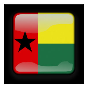 Poster Drapeau de la Guinée-Bissau