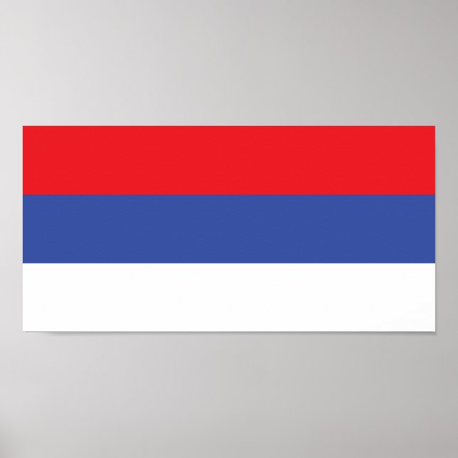 Poster Drapeau de la Republika Srpska (Devant)