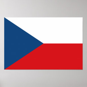 Poster Drapeau de la République tchèque