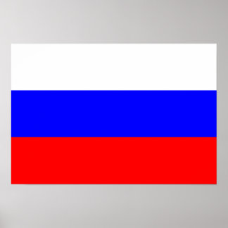 Poster Drapeau de la Russie