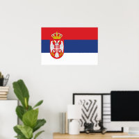 drapeau de la Serbie