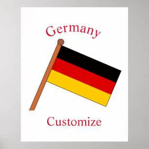 Poster Drapeau de l'Allemagne Thunder_Cove