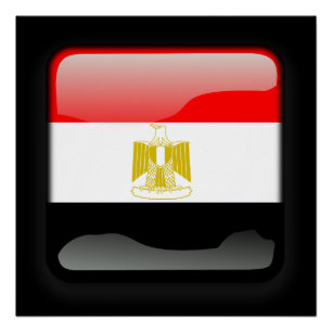 Poster Drapeau de l'Égypte