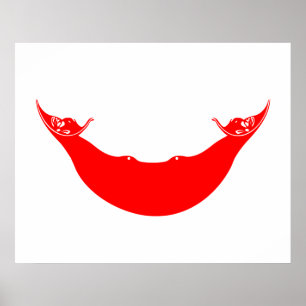 Poster Drapeau de l'île de Pâques (Rapa Nui)