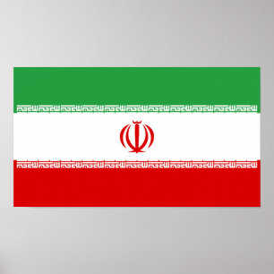 Poster Drapeau de l'Iran