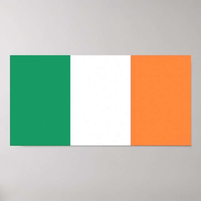 Poster Drapeau de l'Irlande (Devant)