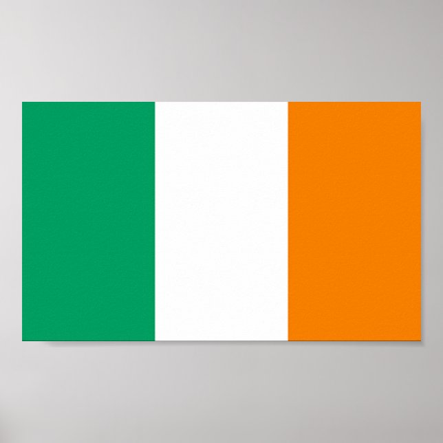 Poster Drapeau de l'Irlande (Devant)