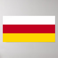 Drapeau de l'Ossétie du Nord
