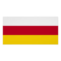 Drapeau de l'Ossétie du Nord