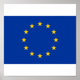 Poster Drapeau de l'Union européenne