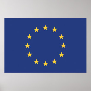 Poster Drapeau de l'Union européenne