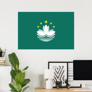 Poster Drapeau de Macao