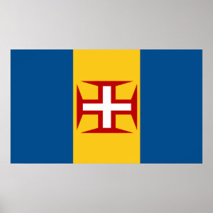 Poster Drapeau de Madère