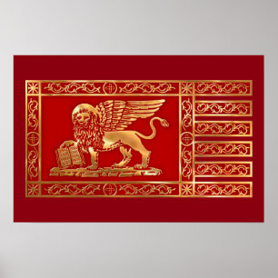 Poster Drapeau de Serenissima de La