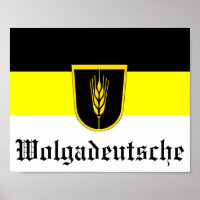 Drapeau de Wolgadeutsche (version noir/jaune/blanc