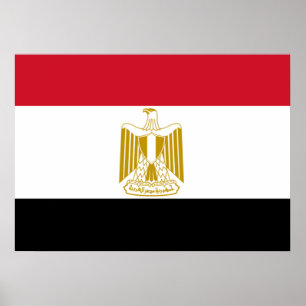 Poster Drapeau d'Egyptian