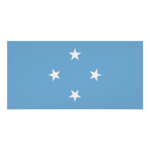 Poster Drapeau des États fédérés de Micronésie