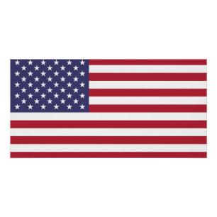 Poster Drapeau des États-Unis