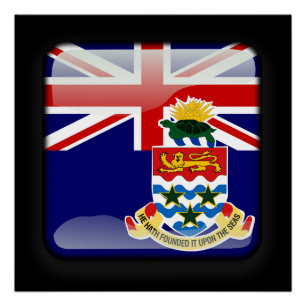 Poster Drapeau des îles Caïmans