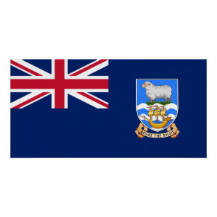 Poster Drapeau des îles Falkland