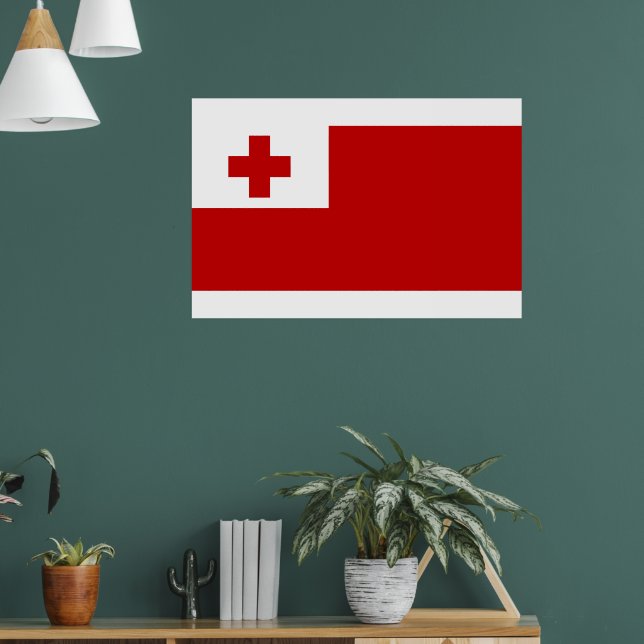 Poster Drapeau des Tonga (Salon 1)