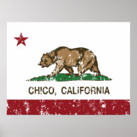 Drapeau d'État de Californie Chico