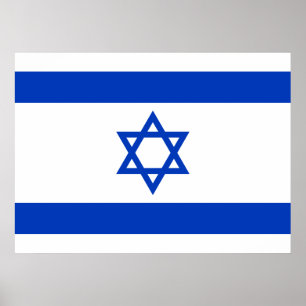 Poster Drapeau d'Israël