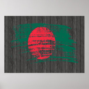 Poster Drapeau du Bangladesh cool