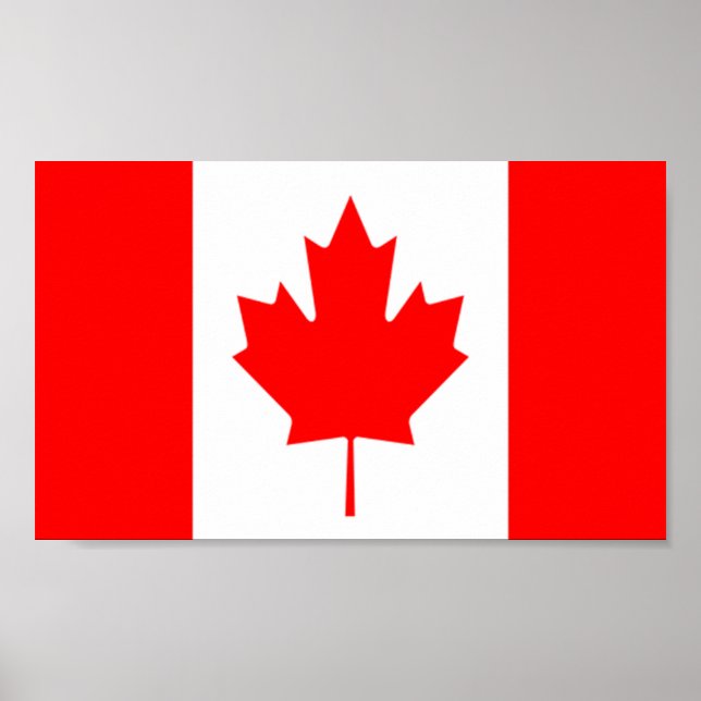 Poster Drapeau du Canada (Devant)