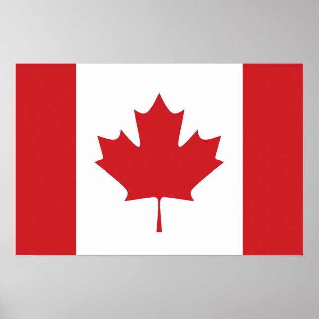 Poster Drapeau du Canada (Devant)