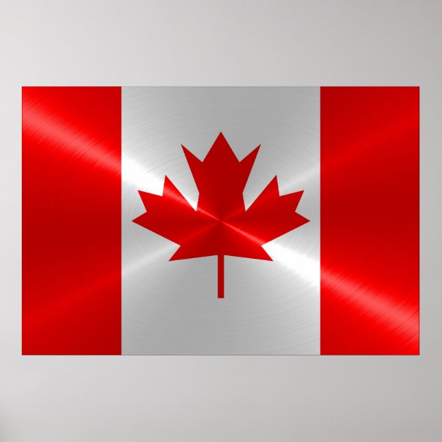 Poster Drapeau du Canada (Devant)