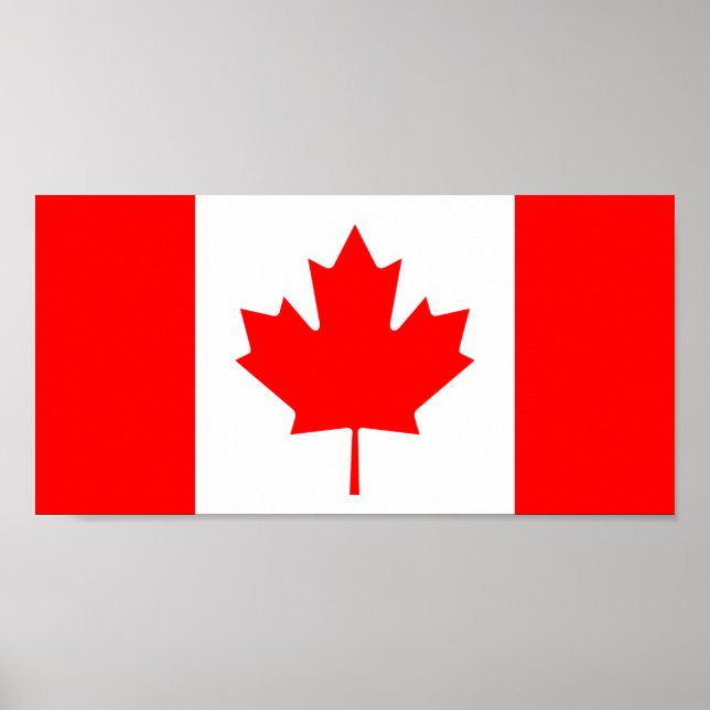Poster Drapeau du Canada (Devant)