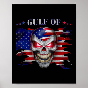 Poster Drapeau Du Golfe Des États-Unis Funny Usa 10