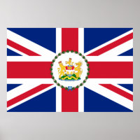 Drapeau Du Gouverneur De Hong Kong, Chine