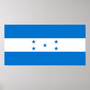 Poster Drapeau du Honduras