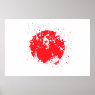 Poster Drapeau du Japon