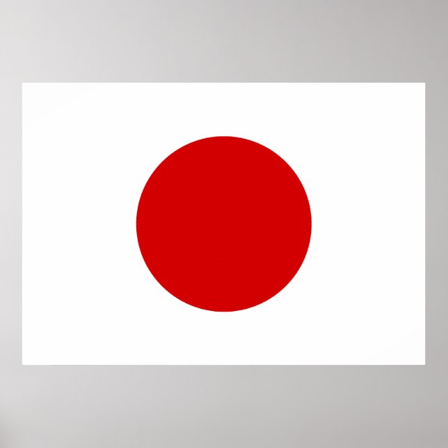 Poster Drapeau du Japon (Devant)