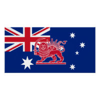 Drapeau du Lion et du Soleil de l'héritage austral