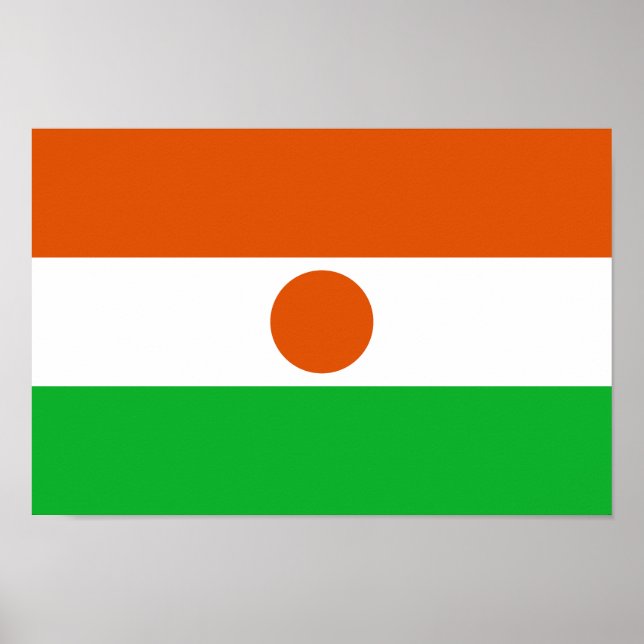 Poster Drapeau du Niger (Devant)